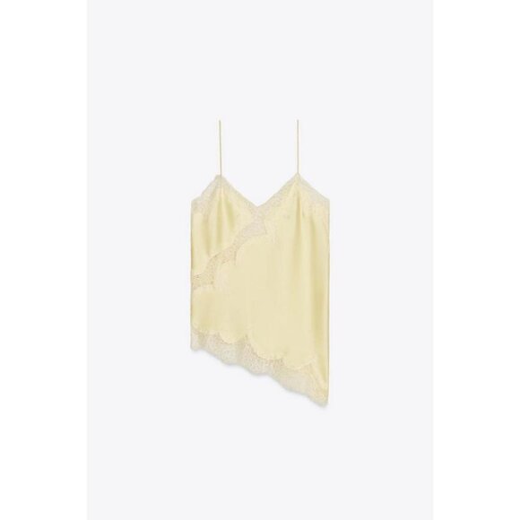 ZARA ZW COLLECTION LACE CAMISOLE TOP - Picture 7 of 9